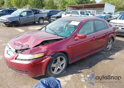 2004 Acura Tl z USA, uszkodzony, nr VIN 19UUA66264A033306